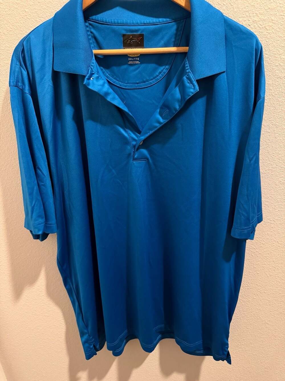 Greg Norman Play Golf Polo Shirt Blue XXL/TTG